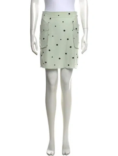 Pre-owned Marni Vintage Mini Skirt In Green