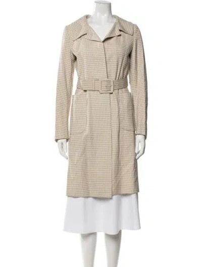 Pre-owned Marni Vintage Patterned Coat In Brown