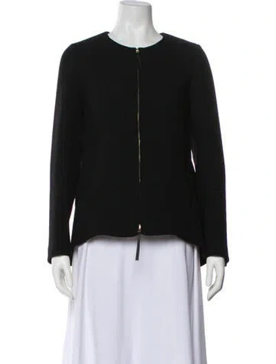 Pre-owned Marni Vintage Virgin Wool Evening Jacket In Black