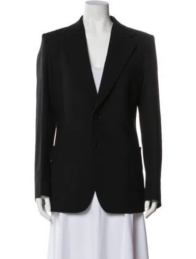 Pre-owned Marni Virgin Wool Blazer In Black