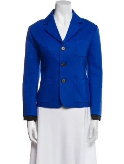 Pre-owned Marni Virgin Wool Blazer In Blue