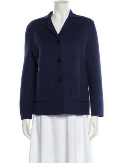 Pre-owned Marni Virgin Wool Blazer In Blue