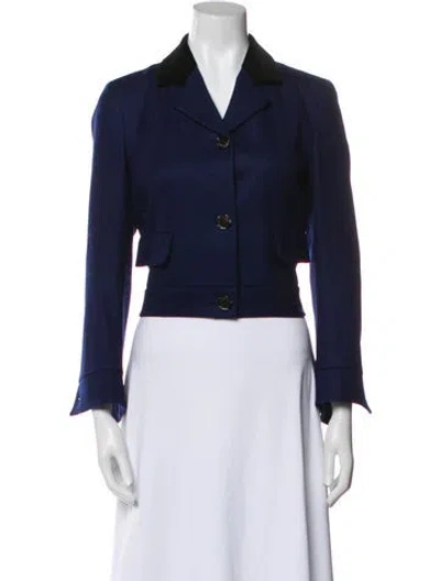 Pre-owned Marni Virgin Wool Blazer In Blue