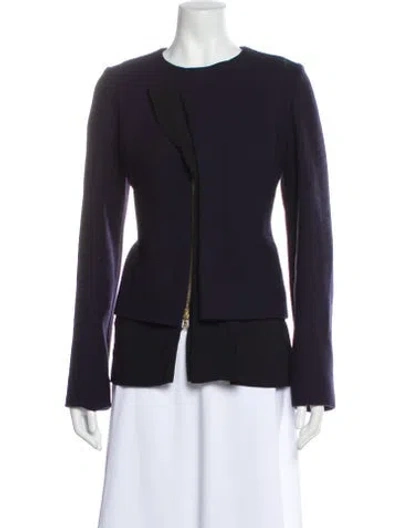 Pre-owned Marni Virgin Wool Blazer In Blue