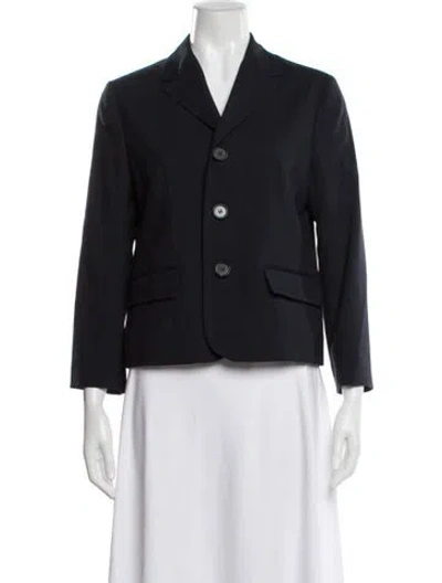 Pre-owned Marni Virgin Wool Blazer In Blue