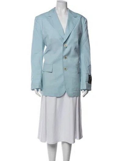 Pre-owned Marni Virgin Wool Blazer In Blue