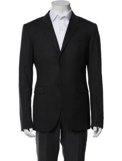 Pre-owned Marni Virgin Wool Blazer In Blue