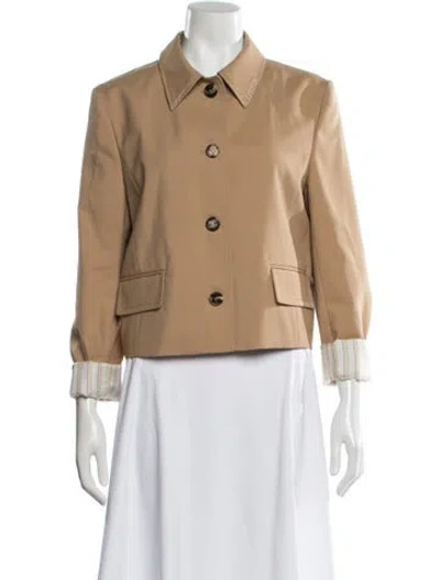 Pre-owned Marni Virgin Wool Blazer In Neutral