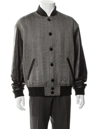 Pre-owned Marni Virgin Wool Bomber Jacket In Multi