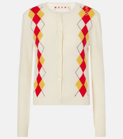 MARNI VIRGIN WOOL CARDIGAN