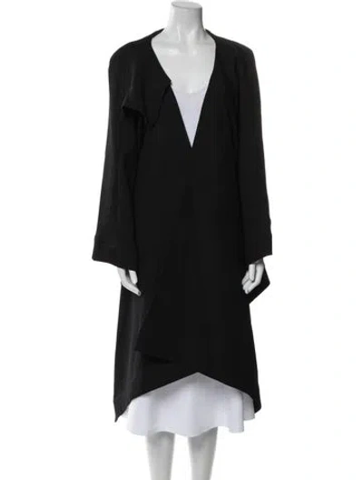 Pre-owned Marni Virgin Wool Coat In Black