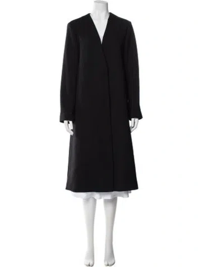 Pre-owned Marni Virgin Wool Coat In Black