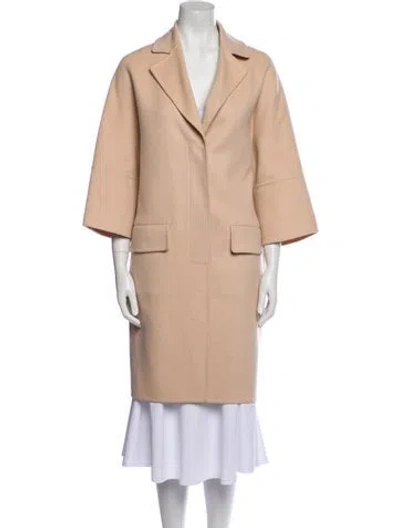 Pre-owned Marni Virgin Wool Coat In Neutral