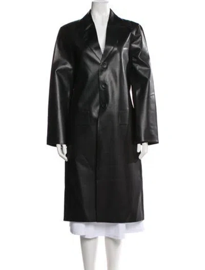 Pre-owned Marni Virgin Wool Coat W/ Tags In Black