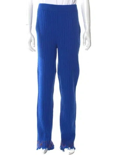 Pre-owned Marni Virgin Wool Corduroy Pants W/ Tags In Blue