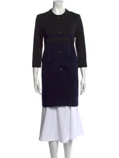 Pre-owned Marni Virgin Wool Crew Neck Sweater In Black