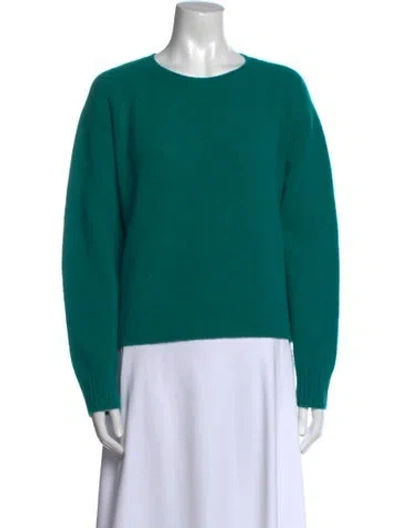 Pre-owned Marni Virgin Wool Crew Neck Sweater In Green