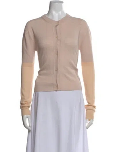 Pre-owned Marni Virgin Wool Crew Neck Sweater In Neutral