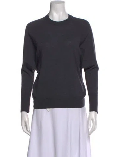 Pre-owned Marni Virgin Wool Crew Neck Sweatshirt In Gray