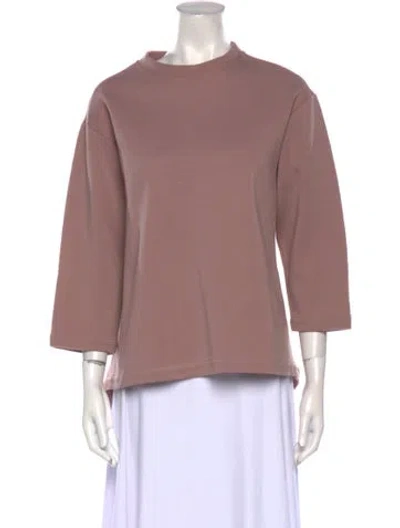 Pre-owned Marni Virgin Wool Crew Neck Sweatshirt In Pink