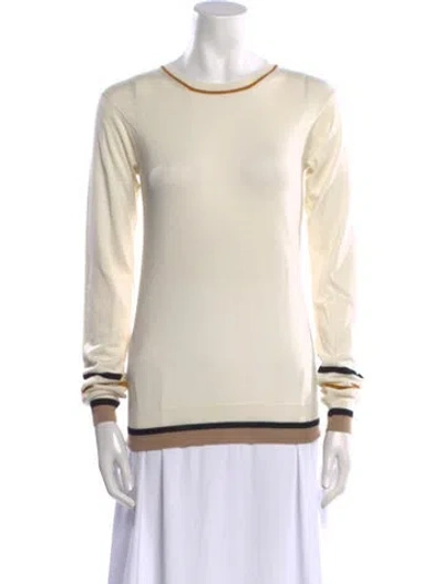 Pre-owned Marni Virgin Wool Crew Neck Sweatshirt W/ Tags In Neutral
