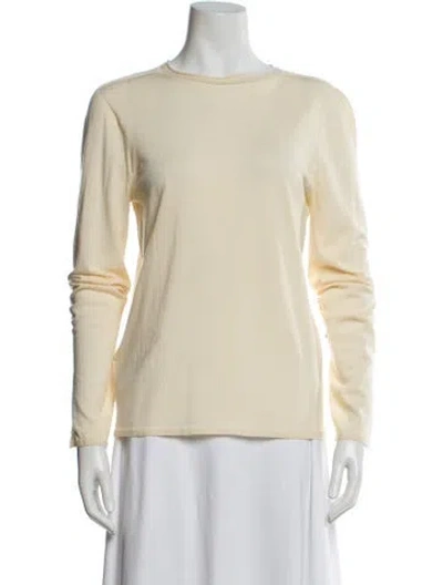Pre-owned Marni Virgin Wool Crew Neck Top In Neutral