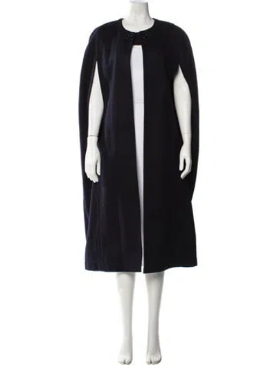 Pre-owned Marni Virgin Wool Down Coat W/ Tags In Blue