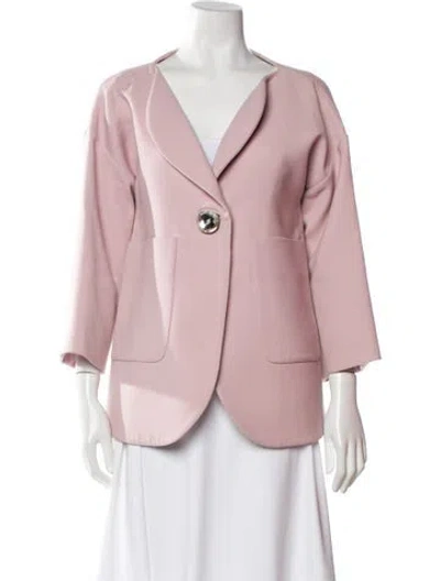 Pre-owned Marni Virgin Wool Evening Jacket In Pink