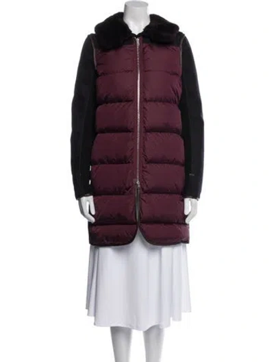 Pre-owned Marni Virgin Wool Fur Coat In Multi