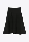 Marni A-line Midi Skirt In Black