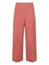 Marni Virgin-wool High-waisted Tailored Trousers In Pink