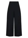 Marni Virgin-wool High-waisted Trousers In Black