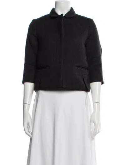 Pre-owned Marni Virgin Wool Jacket In Black