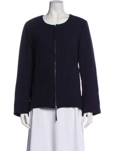 Pre-owned Marni Virgin Wool Jacket In Blue