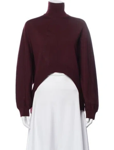 Pre-owned Marni Virgin Wool Jacket In Burgundy