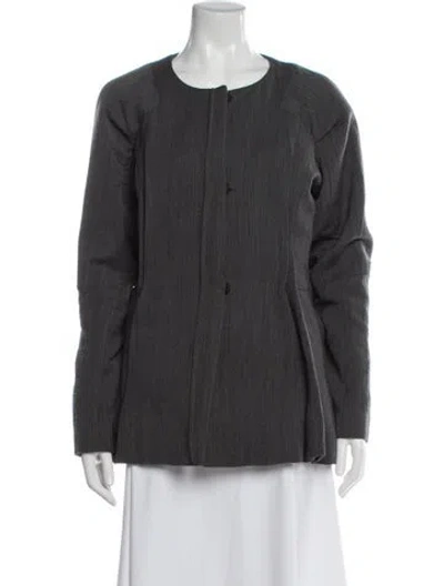 Pre-owned Marni Virgin Wool Jacket In Gray