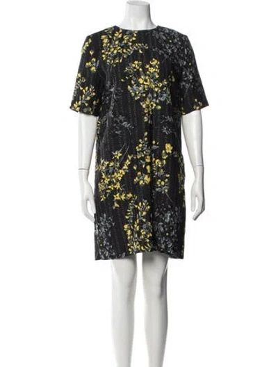 Pre-owned Marni Virgin Wool Mini Dress In Multi