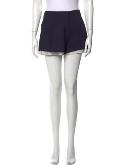 Pre-owned Marni Virgin Wool Mini Shorts In Brown