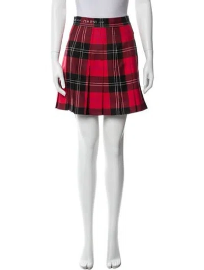 Pre-owned Marni Virgin Wool Mini Skirt In Multi