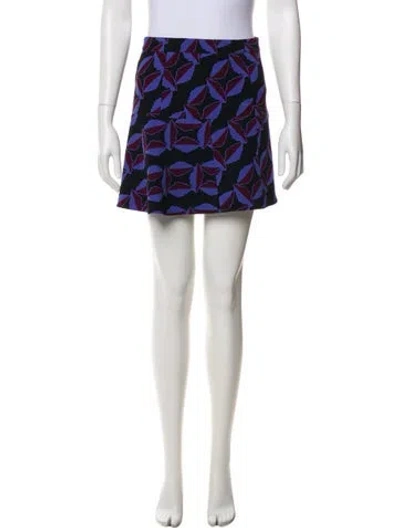 Pre-owned Marni Virgin Wool Mini Skirt In White