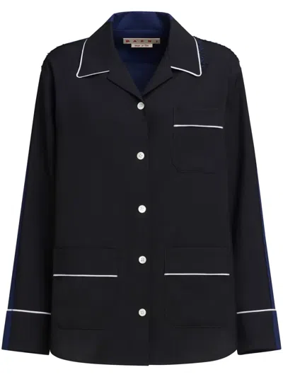 MARNI VIRGIN WOOL PAJAMA SHIRT
