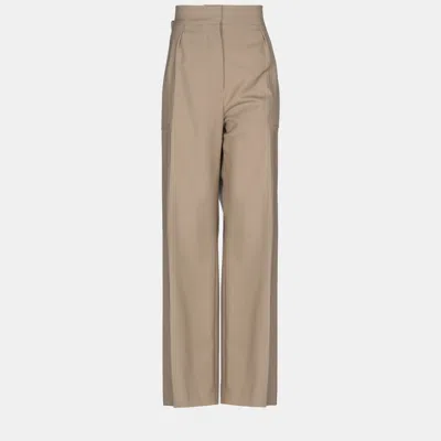 Pre-owned Marni Virgin Wool Pants 38 In Brown