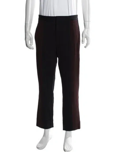 Pre-owned Marni Virgin Wool Pants In Black