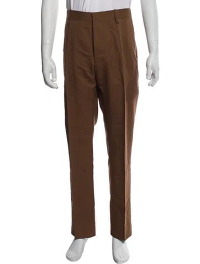 Pre-owned Marni Virgin Wool Pants In Gray