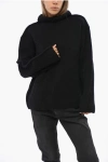 Marni Virgin Wool Ribbed Turtleneck Sweater In Black