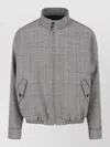 Marni Check-pattern Virgin Wool Jacket In Gray
