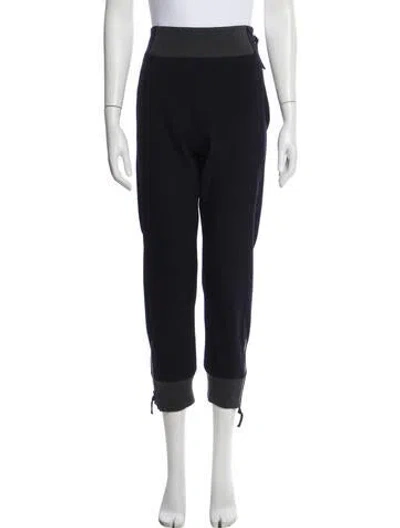 Pre-owned Marni Virgin Wool Skinny Leg Pants In Blue