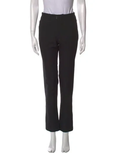 Pre-owned Marni Virgin Wool Straight Leg Pants In Brown