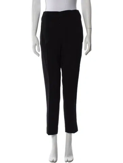 Pre-owned Marni Virgin Wool Straight Leg Pants In Gray