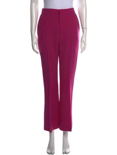 Pre-owned Marni Virgin Wool Straight Leg Pants In Purple